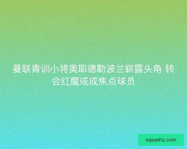 曼联青训小将奥耶德勒波兰崭露头角 转会红魔或成焦点球员